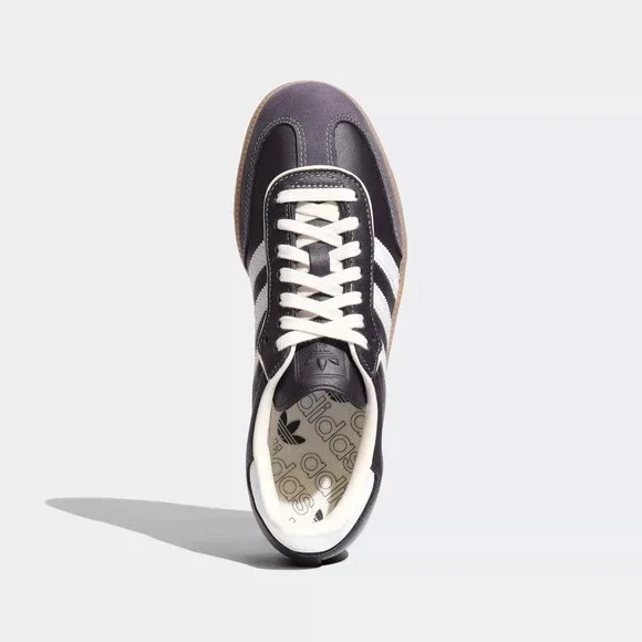 adidas Originals Samba OG Womens Sz 10.5 Aura Black/Cream White Shoes IG6836 NEW - Picture 6 of 8